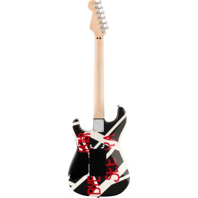 EVH Striped Series Circles White and Black エレキギター ボディバック