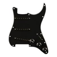Fender フェンダー Pre-Wired Strat Pickguard Pure Vintage ’65 w/RWRP Midde Black 11 Hole PG 配線済みピックアップセット