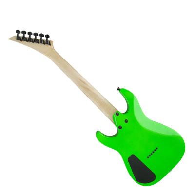 Jackson ジャクソン JS Series Dinky Minion JS1X Neon Green ネオグリーン エレキギター 背面・全体像