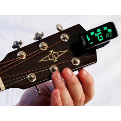 Peterson ピーターソン Strobo Clip HDC カラーストロボ クリップチューナー USB-C 充電式 ギター・ベース・管楽器用 見やすい角度に取付