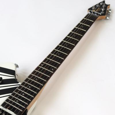 EVH Wolfgang Special Striped Series Black and White エレキギター アウトレット 熱気、指板