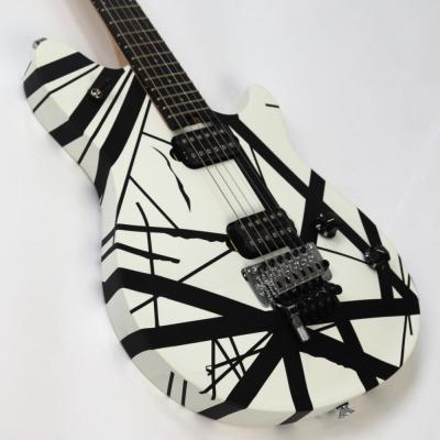EVH Wolfgang Special Striped Series Black and White エレキギター アウトレット ボディサイド