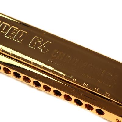 HOHNER 7583/64C SUPER 64 GOLD クロマチックハーモニカ アウトレット 表面に汚れあり