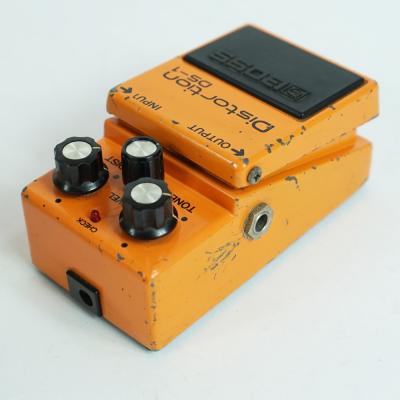 【中古】 ディストーション エフェクター BOSS DS-1 Distortion Made in Japan Silver Screw 銀ネジ ギターエフェクター 側面