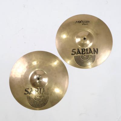 【中古】 ハイハットシンバル セイビアン SABIAN AAX STUDIO HATS 13インチ ペア