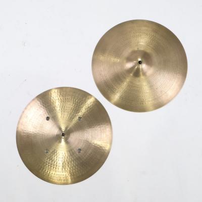【中古】 ハイハットシンバル ジルジャン ZILDJIAN A Zildjian FLAT HAT 14インチ ペア 1980s ビンテージシンバル