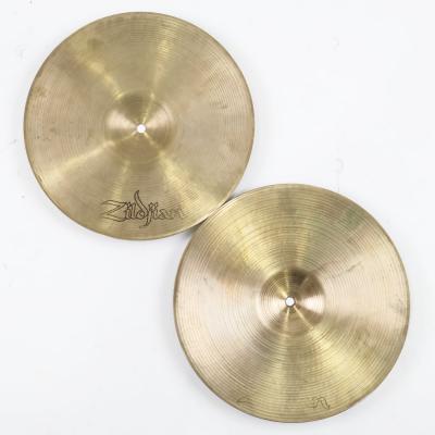 【中古】 ハイハットシンバル ペア ジルジャン ZILDJIAN A Zildjian HIHAT Pair 14インチ ペア 70s〜80s ビンテージシンバル 本体画像 裏