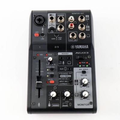 【中古】 ミキサー ヤマハ YAMAHA AG03 mk2 ライブストリーミングミキサー 正面