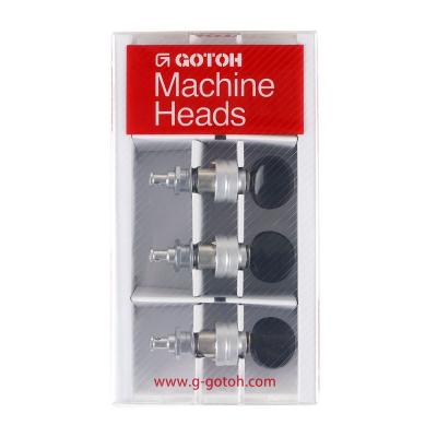 ゴトー GOTOH UPTL-UBB-CW ウクレレ用ペグ クロームホワイト ギアペグ