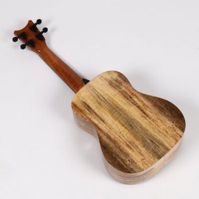 【訳あり】アウトレット ROMERO CREATIONS Romero Soprano Spalted Mango Hi-G ソプラノウクレレ 背面