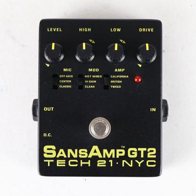 【中古】 TECH21 SansAmp GT2 アンプシミュレーター ギターエフェクター