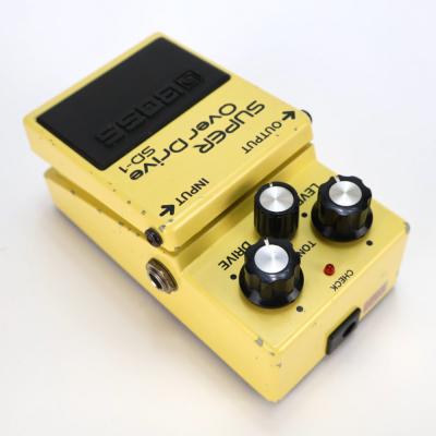 【中古】 スーパーオーバードライブ エフェクター BOSS SD-1 Super Over Drive ギターエフェクター リア斜めアングル画像