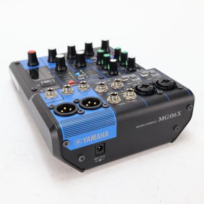 【中古】 ヤマハ YAMAHA MG06X 6ch アナログミキサー 背面