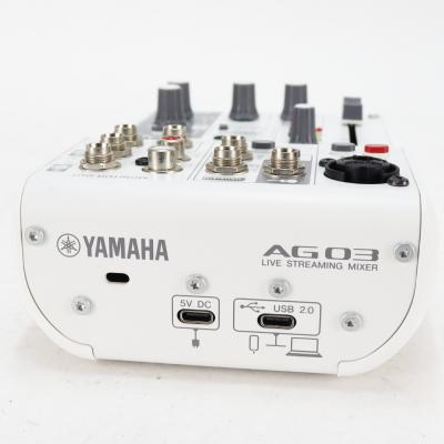 【中古】 ミキサー ヤマハ YAMAHA AG03 mk2 W ライブストリーミングミキサー ホワイト インサート