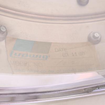 【中古】 スネアドラム ラディック Ludwig LM402 Supraphonic 14×6.5 1971年製 ヴィンテージ スネアドラム 詳細画像