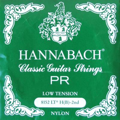HANNABACH E8152 LT-Green H クラシックギター 2弦用 バラ弦 1本