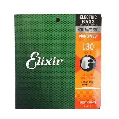 ELIXIR 15430 Custom String Shop NANOWEB Light .130 エレキベース用 バラ弦