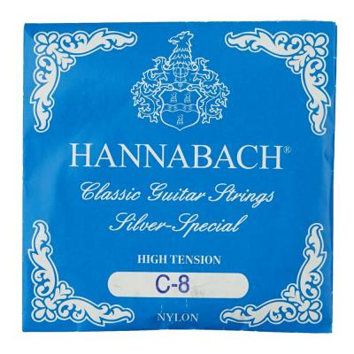 HANNABACH E8158 ZHT-Blue C/8 バロック式10弦クラシックギター 8弦用 バラ弦 1本