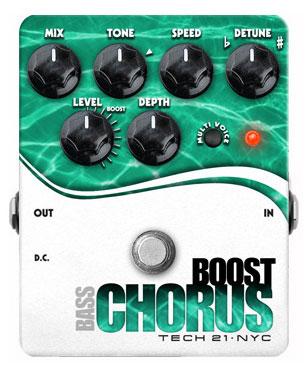 SANSAMP/Tech21 Bass Boost Chorus ベース用コーラスエフェクター