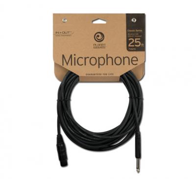 Planet Waves by D'Addario PW-CGMIC-25 7.6m XLR/PHONE マイクケーブル