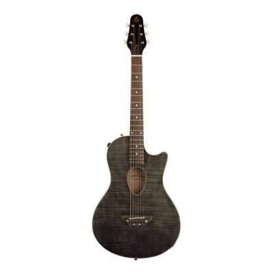 BambooInn BambooInn-CE See Thru Black フォーク弦タイプ エレクトリックアコースティックギター
