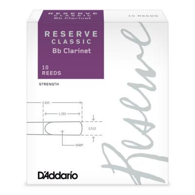 D’Addario Woodwinds/RICO LDADRECLC4P レゼルヴ クラシック B♭クラリネットリード [4+]