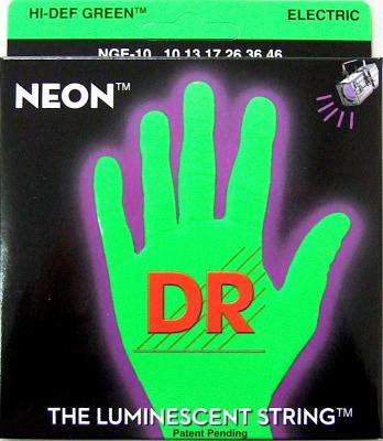 DR NEON GREEN DR-NGE10 Medium エレキギター弦×3セット