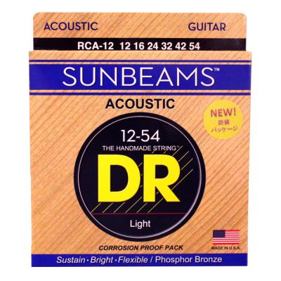 DR SUNBEAM DR-RCA12 Medium アコースティックギター弦×6セット