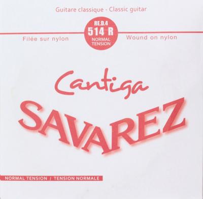 SAVAREZ CANTIGA 514R 4th カンティーガ クラシックギター バラ弦×5本