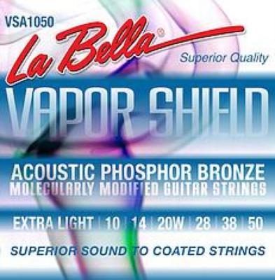 La Bella VSA1050 10-50 VAPOR SHIELD アコースティックギター弦×3セット