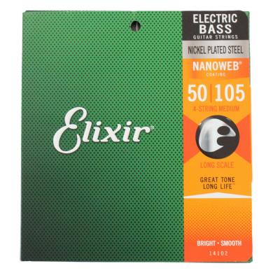 ELIXIR 14102/NANOWEB/BASS/Medium ベース弦 ×2SET