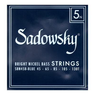 SADOWSKY SBN45B Blue ブルーラベル ニッケル 5弦ベース弦×3セット