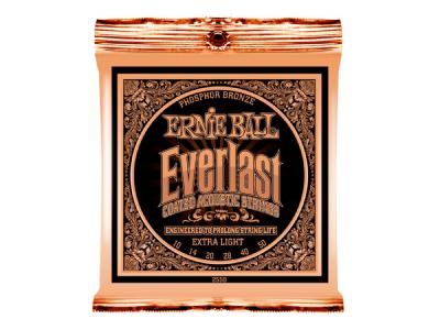 ERNIE BALL 2550 Everlast Coated PHOSPHOR BRONZE EXTRA LIGHT アコースティックギター弦 ×12セット