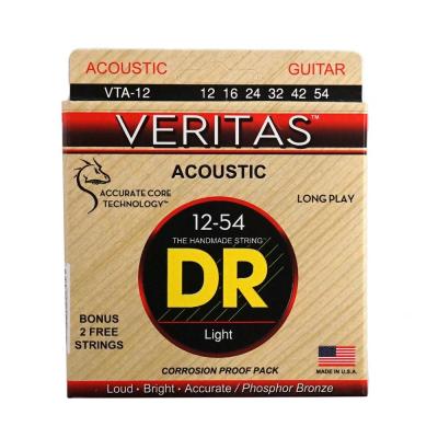 DR VERITAS VTA-12 LIGHT アコースティックギター弦×12セット