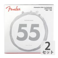 Fender Bass Strings Stainless Steel Flatwound 9050M 55-105 エレキベース弦×2セット