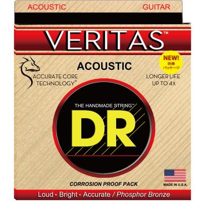 DR VERITAS VTA-13 MEDIUM アコースティックギター弦×6セット