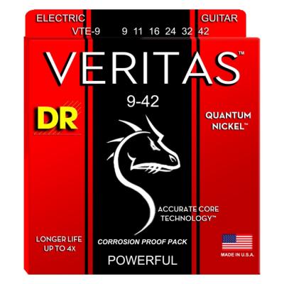 DR VTE-9 VERITAS エレキギター弦×3セット
