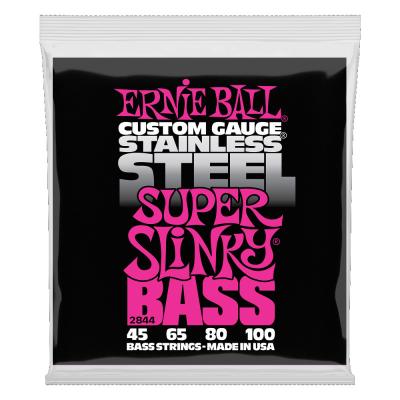 ERNIE BALL 2844/Stainless Super Slinky Bass ベース弦×2セット