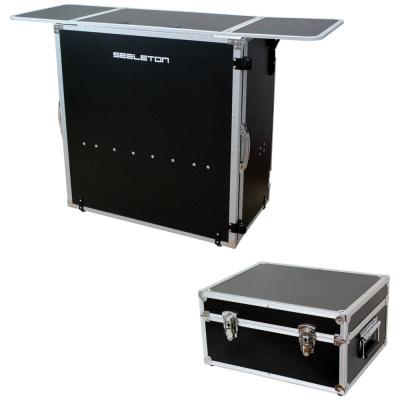 SEELETON SDJT 折りたたみ式 DJテーブル Dicon Audio DEC-40BL 7インチレコードケース 2点セット