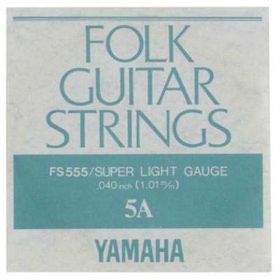 YAMAHA FS555 アコースティックギター用 バラ弦 5弦×6本