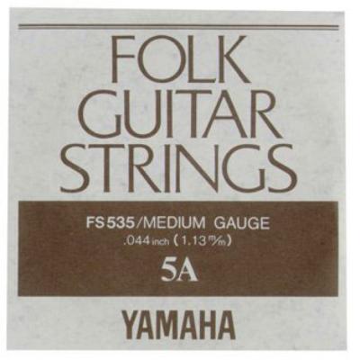 YAMAHA FS535 アコースティックギター用 バラ弦 5弦×6本