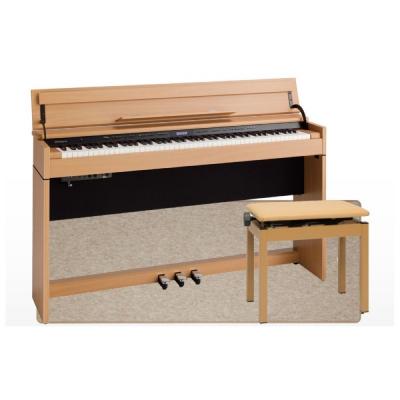 ROLAND DP603-NBS 電子ピアノ 高低自在イス＆ピアノセッティングマット付き ナチュラルビーチ調仕上げ