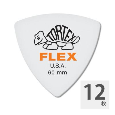 JIM DUNLOP 456 Tortex Flex Triangle 0.60mm ギターピック×12枚