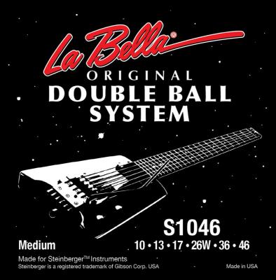 La Bella S1046 Regular Doble Ball System 10-46 エレキギター弦×12セット