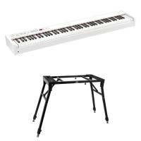 KORG D1 WH DIGITAL PIANO 電子ピアノ ホワイトカラー 4本脚スタンド付きセット