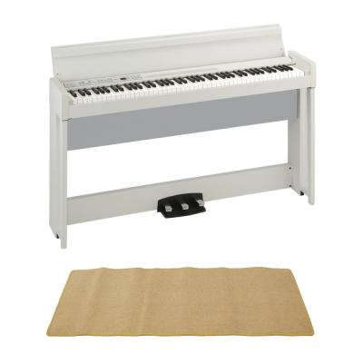 KORG C1 AIR WH 電子ピアノ ピアノマット(クリーム)付きセット