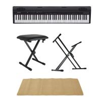 ROLAND GO-88 GO:PIANO88 Entry Keyboard Piano エントリーキーボード ピアノ 88鍵盤 X型スタンド/X型椅子/ピアノマット(クリーム)付きセット