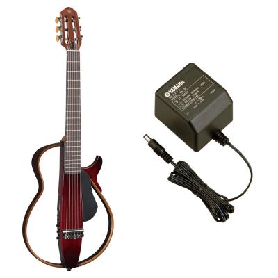 YAMAHA SLG200N CRB サイレントギター ナイロン弦モデル PA-3C 電源アダプター付きセット