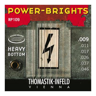 Thomastik-Infeld RP109 Power Bright Series Heavy Bottom 09-46 エレキギター弦×3セット