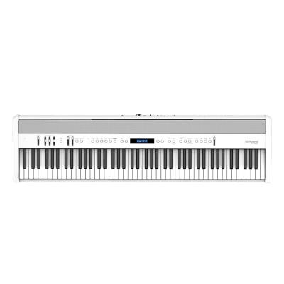 ROLAND FP-60X-WH Digital Piano ホワイト デジタルピアノ キーボードスタンド 2点セット [鍵盤 Aset] ローランド 正面画像